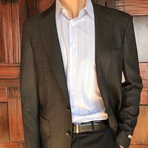 Peter Millar Brown Slim Fit Sport Coat Jacket L